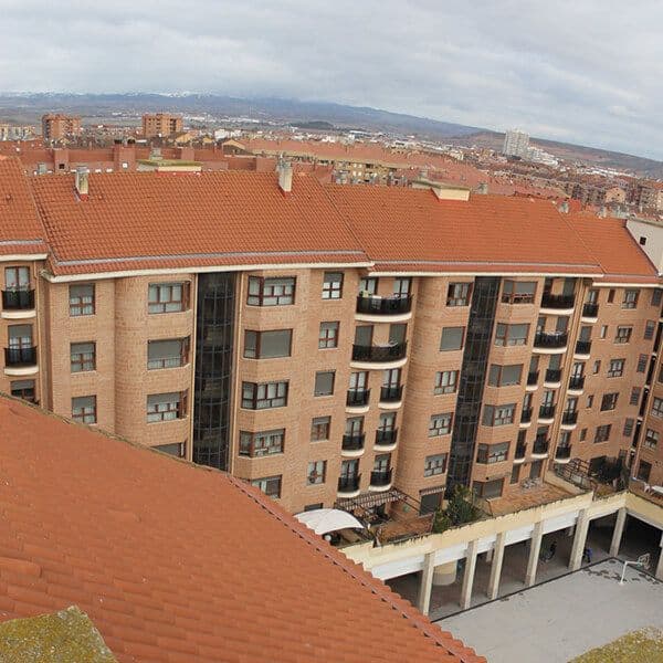 Tejado de edificio de viviendas